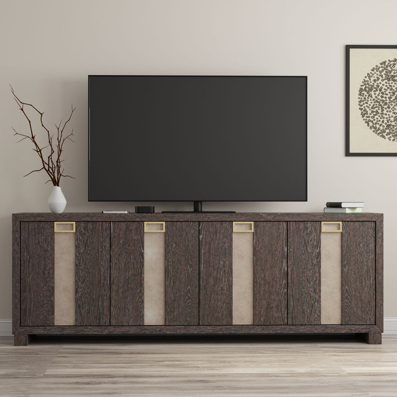 Ascent - 90" Console - Dark Chocolate - R&R Furniture Gallery (Fountain Valley, CA)
