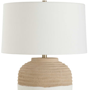 Bellaby - Terracotta Table Lamp - Brown / White