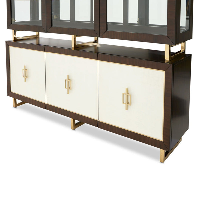 Belmont Place - China Cabinet - Espresso - R&R Furniture Gallery (Fountain Valley, CA)