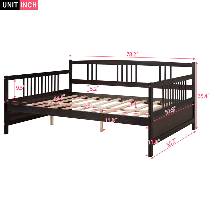 Modern DreamHaus multifunctional daybed with built-in storage drawers and sleek design, ideal for contemporary bedrooms.
