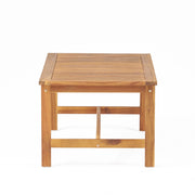 3 Piece Patio Set With Slatted Design, 2 Club Chairs And Coffee Table - Brown - R&R Furniture Gallery (Fountain Valley, CA)