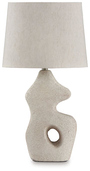 Chadrich - Paper Table Lamp (Set of 2) - Antique Beige - R&R Furniture Gallery (Fountain Valley, CA)