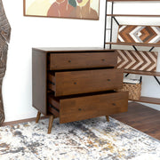 Caroline - Dresser 3 Drawer - Brown / Wood - R&R Furniture Gallery (Fountain Valley, CA)