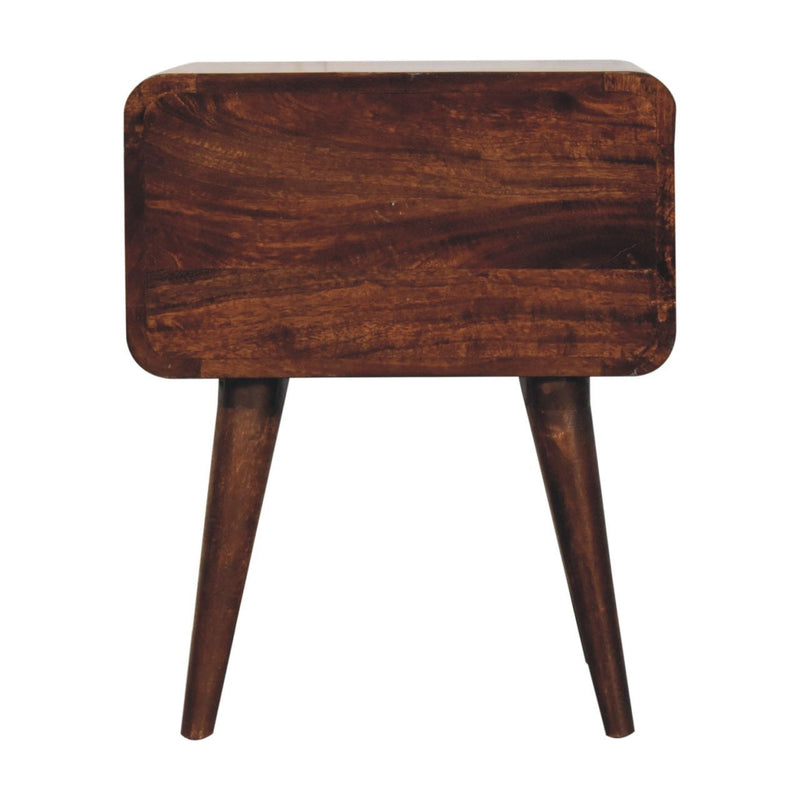 Curved Nightstand, - R&R Furniture Gallery (Fountain Valley, CA)