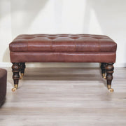 Buffalo - Ottoman With Castor Legs - R&R Furniture Gallery (Fountain Valley, CA)