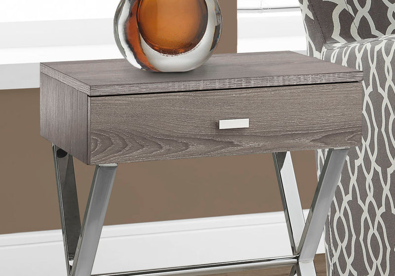 Accent Side X Table, Storage Drawer, Contemporary & Modern - R&R Furniture Gallery (Fountain Valley, CA)