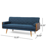 Aidan - Mid Century Modern Tufted Fabric Sofa - R&R Furniture Gallery (Fountain Valley, CA)