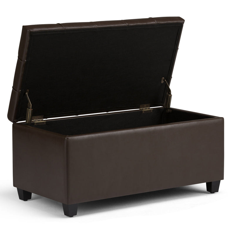 Sienna - Transitional Storage Ottoman Bench - R&R Furniture Gallery (Fountain Valley, CA)