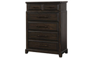 6 Drawer Dresser - Mahogany - R&R Furniture Gallery (Fountain Valley, CA)