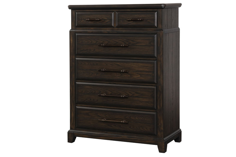 6 Drawer Dresser - Mahogany - R&R Furniture Gallery (Fountain Valley, CA)
