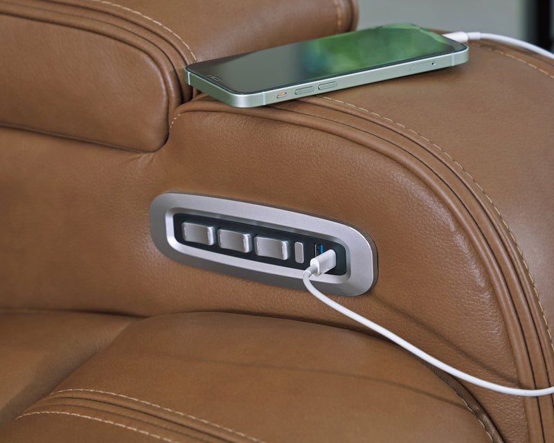 Knightington - Power Reclining Sofa With Audio Seating - R&R Furniture Gallery (Fountain Valley, CA)
