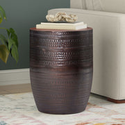 Johnsen - Handcrafted Large Metal Accent Table - R&R Furniture Gallery (Fountain Valley, CA)