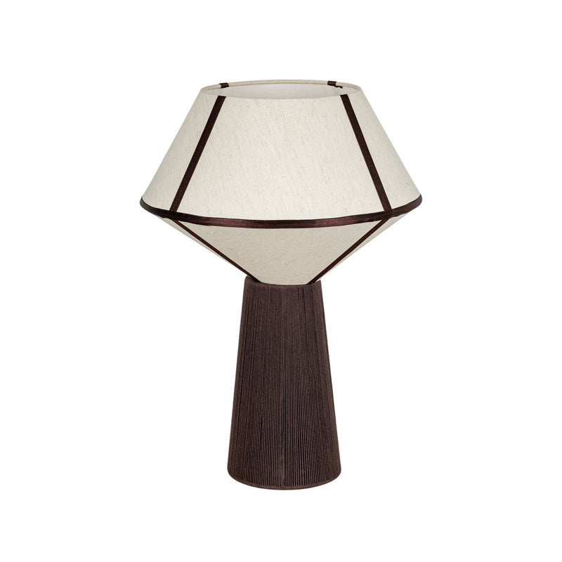 Josephine - Upwards Table Lamp - Chocolate Brown
