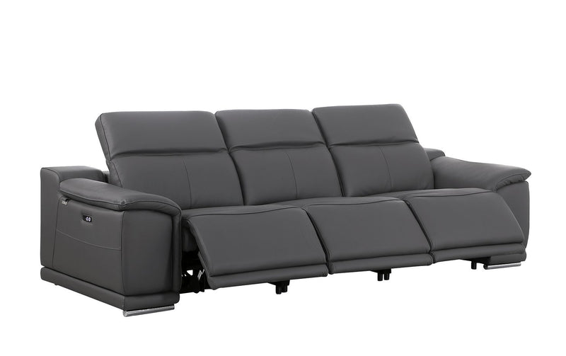 9762 - 6-Piece Modular Power Reclining Sofa, Loveseat And Chair Set With 6 Power Recliners In