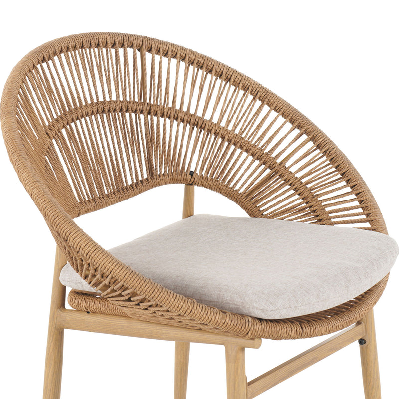 Cyril - Outdoor Papasan Style Dining Chair (Set of 2) - R&R Furniture Gallery (Fountain Valley, CA)
