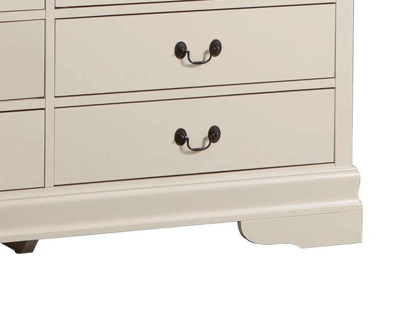 Elegant traditional storage dresser by Glory Furniture with multiple drawers and classic wooden finish.