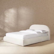Archie Puffy Grounded - Upholstered Platform Bed - R&R Furniture Gallery (Fountain Valley, CA)