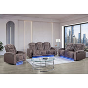 Duran - Power Reclining Sofa With Power Headrest - R&R Furniture Gallery (Fountain Valley, CA)