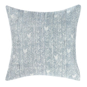 French Herringbone - Comforter Euro Sham - Storm - R&R Furniture Gallery (Fountain Valley, CA)