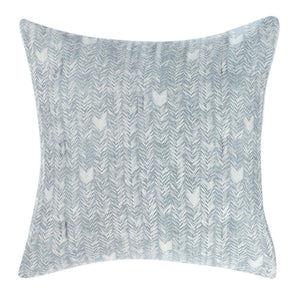 French Herringbone - Comforter Euro Sham - Storm - R&R Furniture Gallery (Fountain Valley, CA)