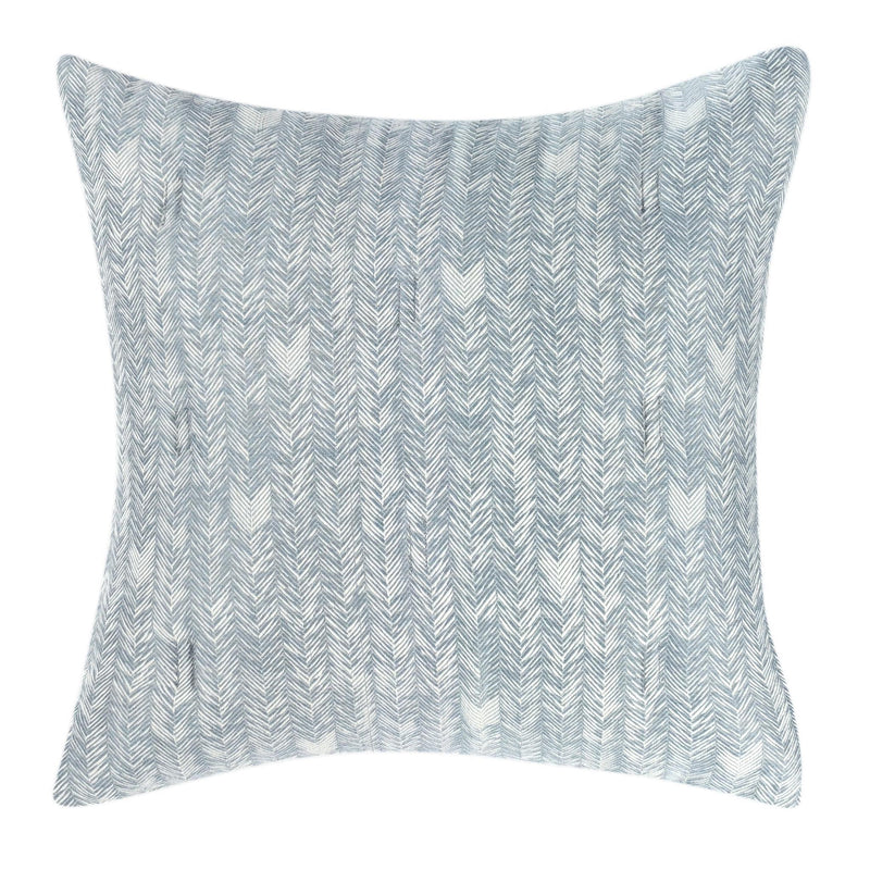 French Herringbone - Comforter Euro Sham - Storm - R&R Furniture Gallery (Fountain Valley, CA)