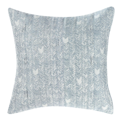 French Herringbone - Comforter Euro Sham - Storm - R&R Furniture Gallery (Fountain Valley, CA)