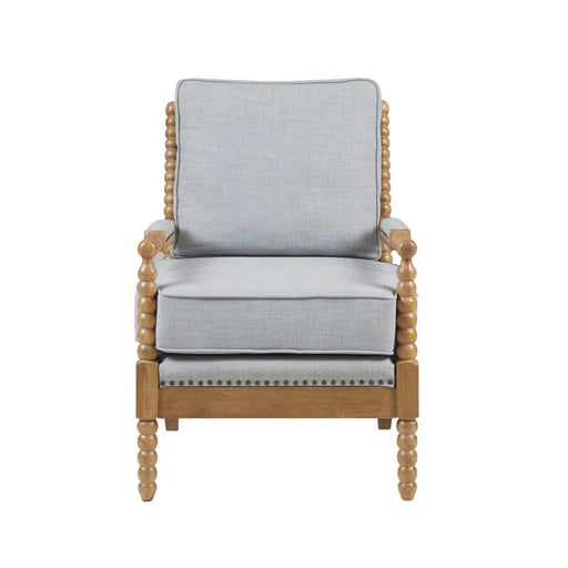 Arm Chair With Open Back Spindle Design, Padded Armrests - R&R Furniture Gallery (Fountain Valley, CA)