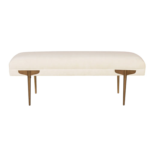 Brno - Waived Velvet Bench - R&R Furniture Gallery (Fountain Valley, CA)
