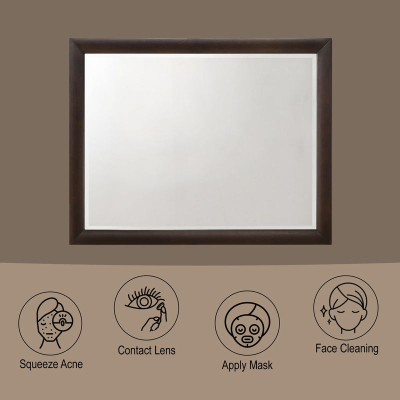 Tablita - Mirror - Dark Merlot - R&R Furniture Gallery (Fountain Valley, CA)