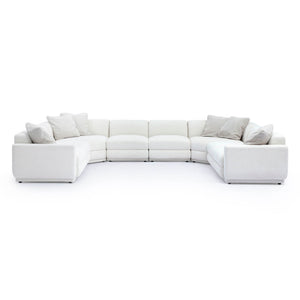 Perry - Modular Large U-Sectional - Cream
