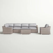 Stylish Sofa Seating Group With Cushions Perfect For Outdoor Gatherings - R&R Furniture Gallery (Fountain Valley, CA)