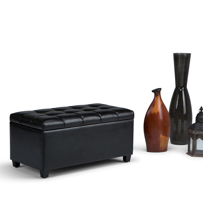 Sienna - Upholstered Storage Ottoman Bench - R&R Furniture Gallery (Fountain Valley, CA)