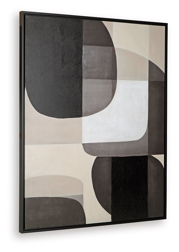 Kesleigh - Wall Art - Black / White - R&R Furniture Gallery (Fountain Valley, CA)