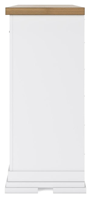 Ashbryn - Dresser - White / Natural - R&R Furniture Gallery (Fountain Valley, CA)