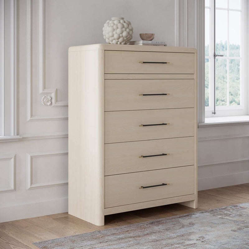 Wallen 5 Drawer Chest- Wht Snd