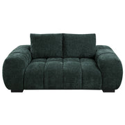 Ferrand - Loveseat - Green Linen - R&R Furniture Gallery (Fountain Valley, CA)