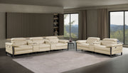 1246 - Modular Power Reclining Dual Console Sofa And Console Loveseat Set With Power Headrests - R&R Furniture Gallery (Fountain Valley, CA)