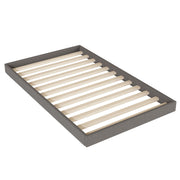Upholstered Platform Bed With Trundle And 2 Sets Of USB Ports On Each Side, Fabric - R&R Furniture Gallery (Fountain Valley, CA)