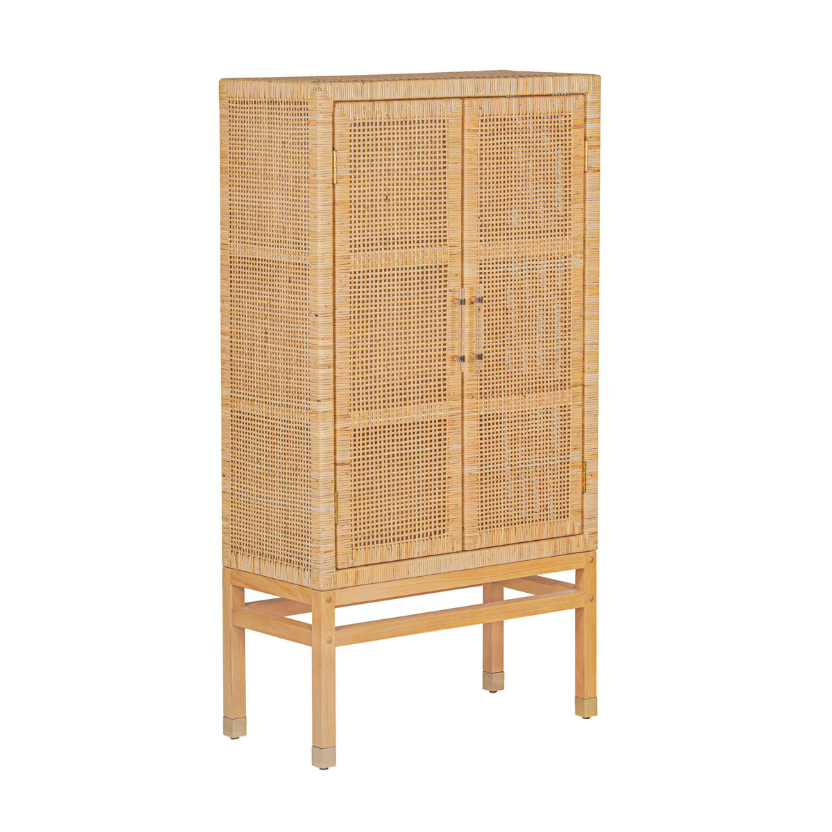 Amara - Woven Rattan Cabinet - R&R Furniture Gallery (Fountain Valley, CA)