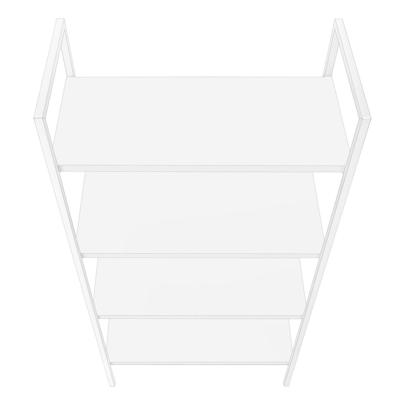 Bookshelf, Bookcase, 4 Tier, Office, Bedroom, Contemporary, Modern - R&R Furniture Gallery (Fountain Valley, CA)