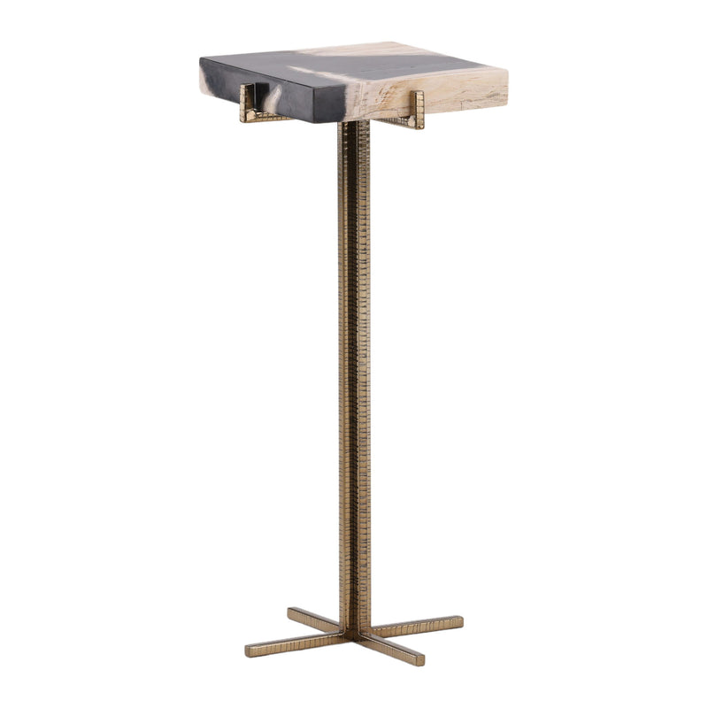 Nyssa - Side Table - Natural And Black