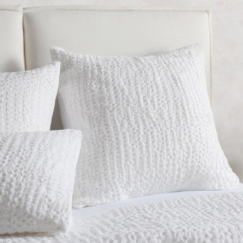 Classic Home Colmar quilt sham with intricate embroidered design, made for decorative and comfortable bedding.