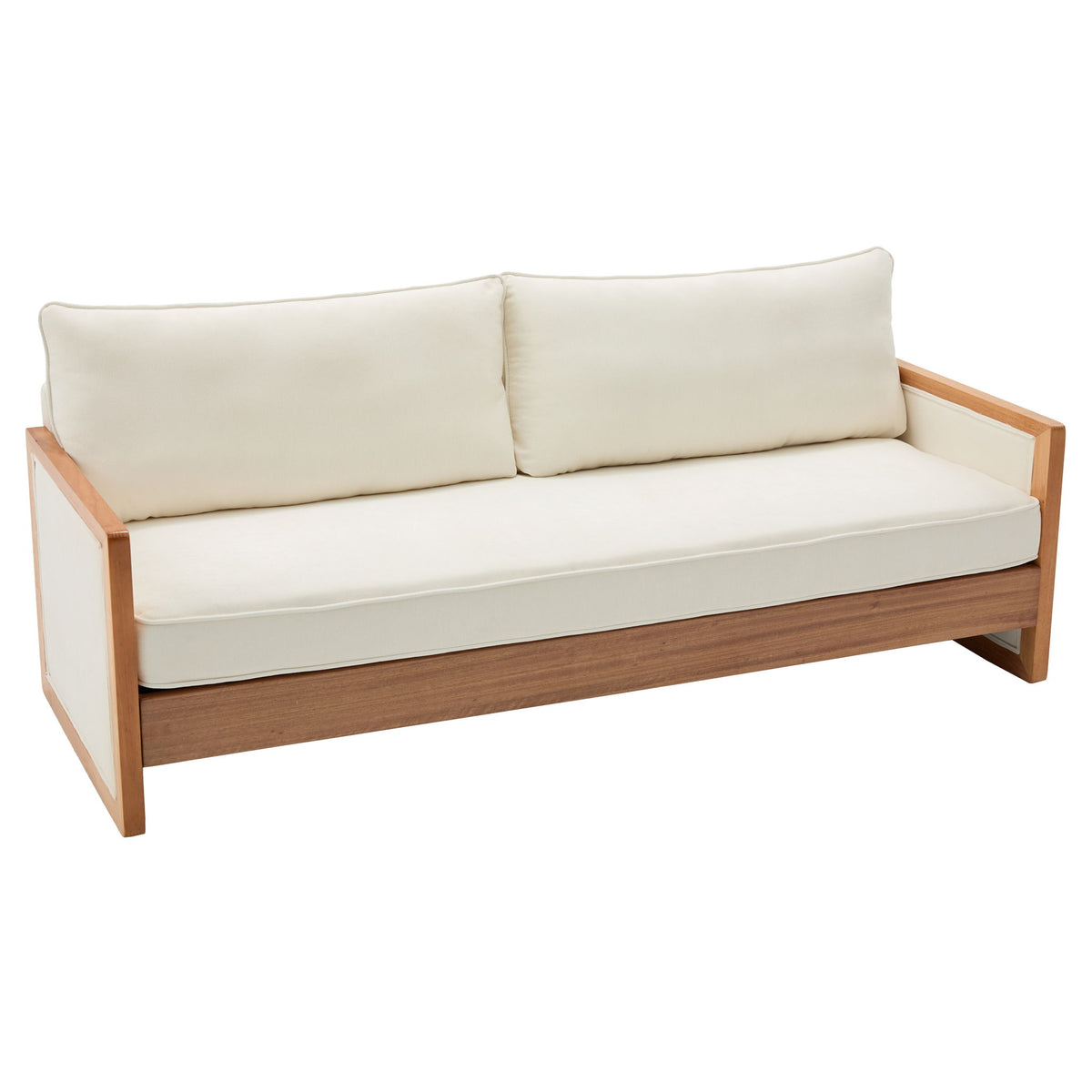Modern 3 Seater Sofa With Armrests, Living Room Couch