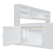 Daybed With 2 Bedside Cabinets, Upper Shelves And 4 Drawers - R&R Furniture Gallery (Fountain Valley, CA)
