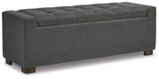 Cortwell - Storage Bench - Gray - R&R Furniture Gallery (Fountain Valley, CA)
