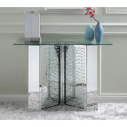 Nysa - 45" X 32" Console Table - Mirrored & Faux Crystals - R&R Furniture Gallery (Fountain Valley, CA)