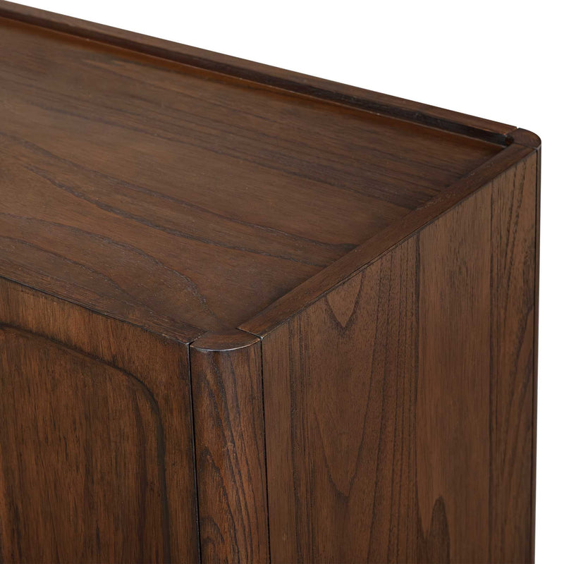 On The Block - 2 Door Cabinet - Walnut