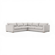 Classic Home Bryson 3-piece ElPaso stationary sectional sofa with plush cushions and modern design in a spacious living room.