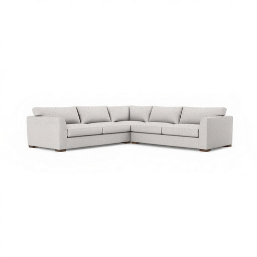 Classic Home Bryson 3-piece ElPaso stationary sectional sofa with plush cushions and modern design in a spacious living room.