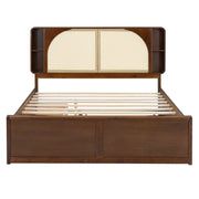 Headboard Bed With 2 Drawers And Trundle - R&R Furniture Gallery (Fountain Valley, CA)